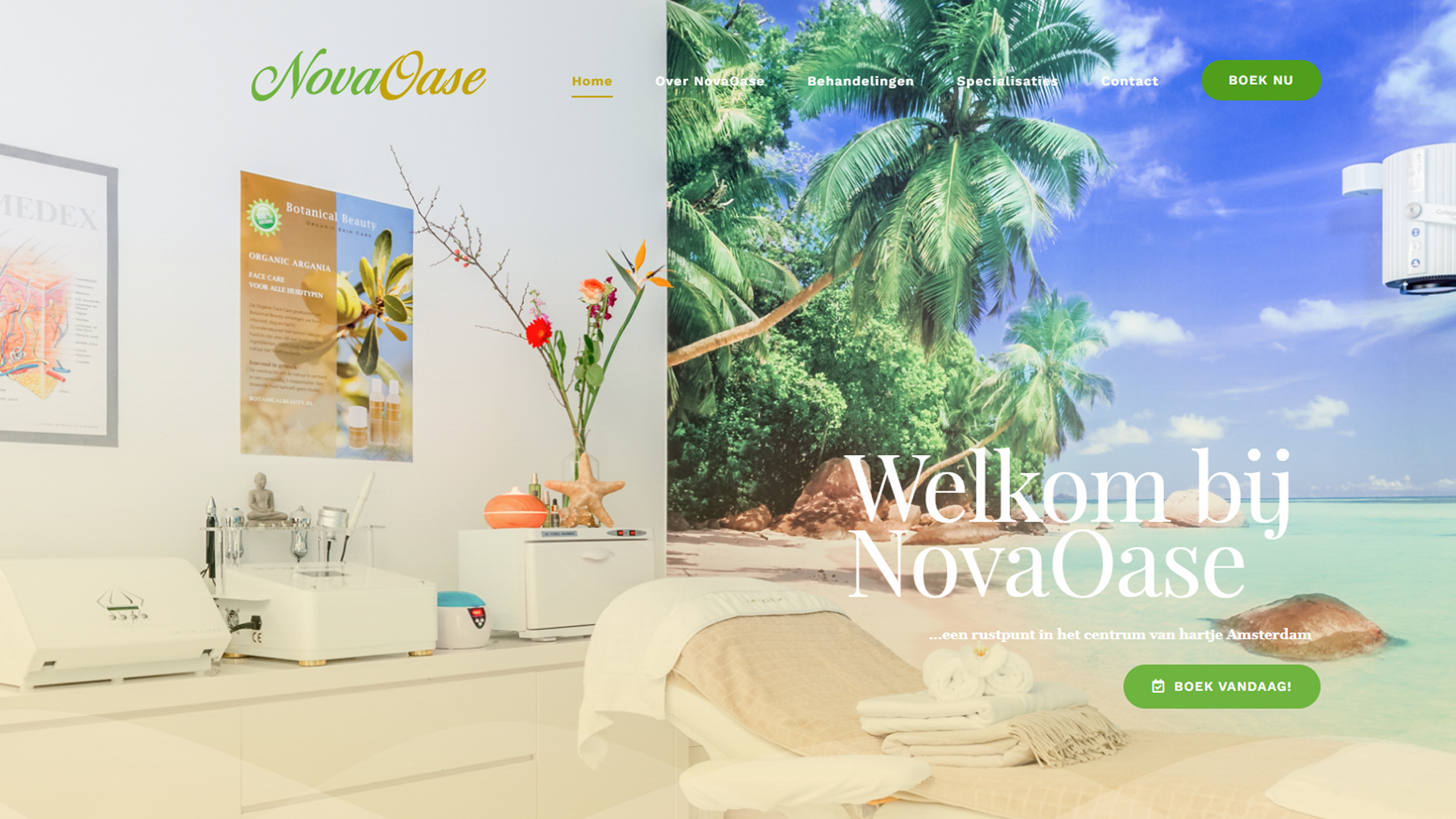 Homepage of NovaOase